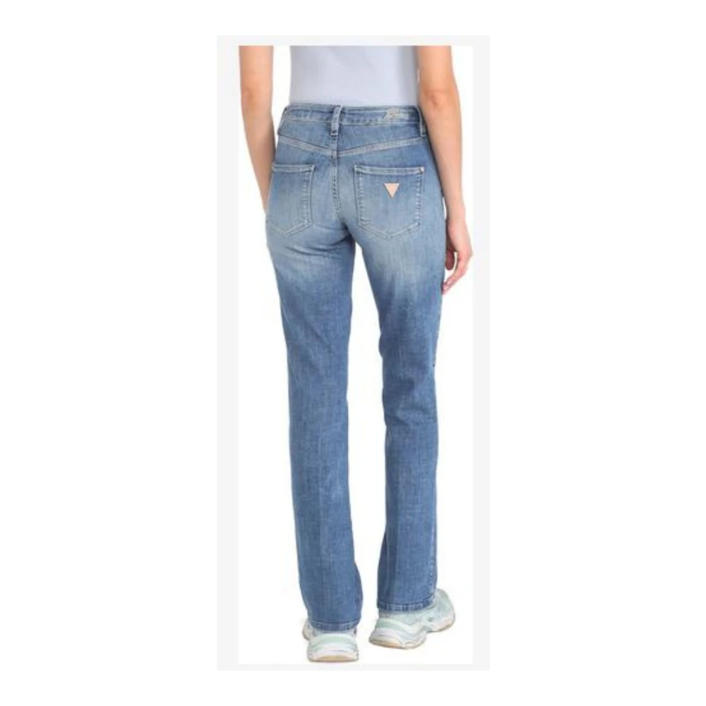 Guess Dames Straight Leg Jeans Blue Dames