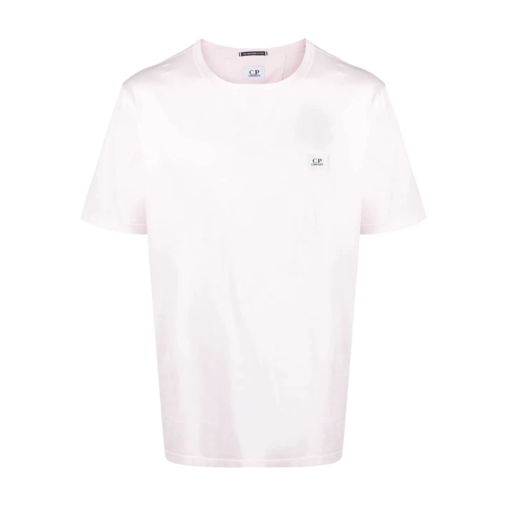 C.P. Company Heavenly Pink Mercerized T-Shirt Pink Heren