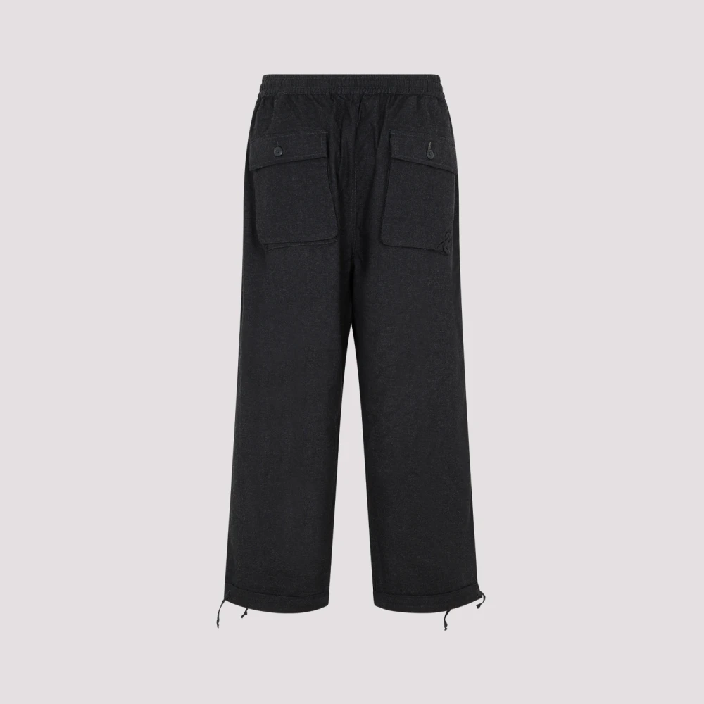 Universal Works Grijze Katoenen Parachute Broek Aw23 Gray Heren