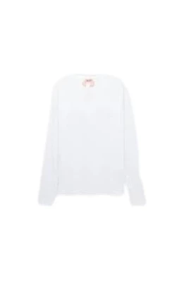 Optisk Vit T-shirt