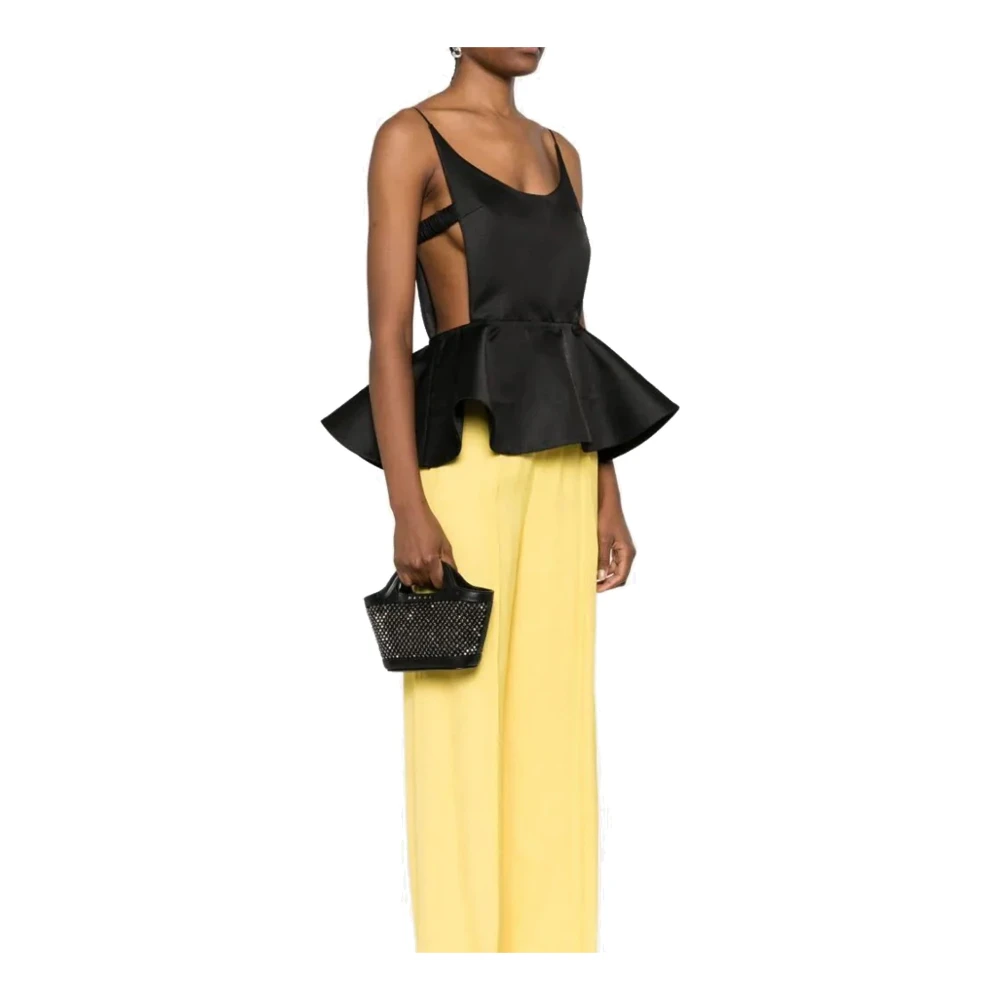 Marni Tropicalia Micro Schoudertas Kristalversiering Black Dames