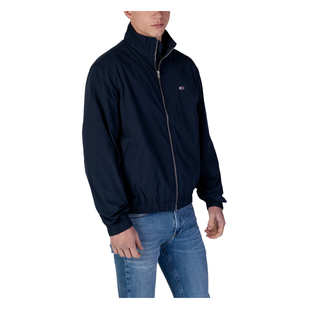 Tommy Jeans Blauwe Blazer met Lange Mouwen en Zakken Blue Heren