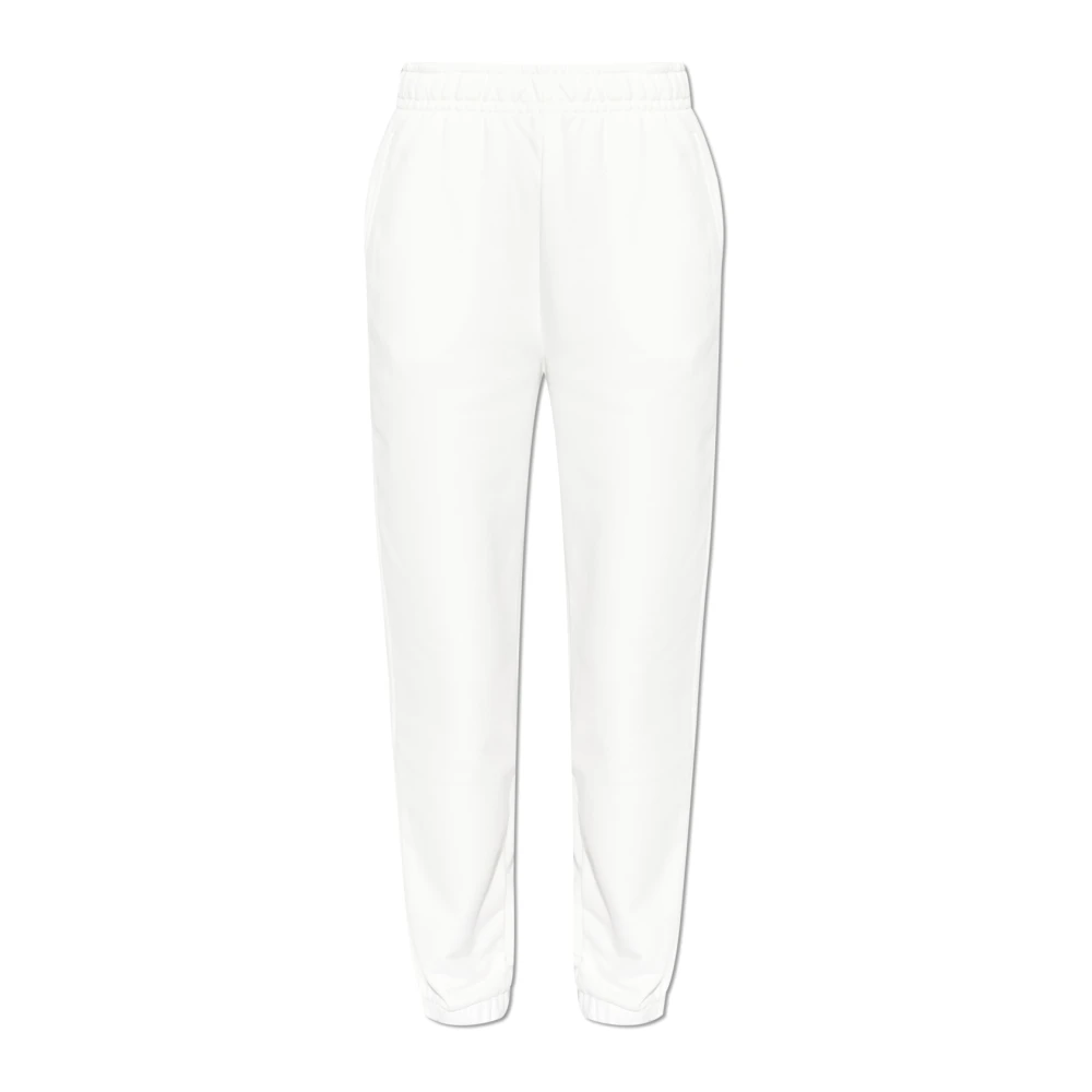 Lacoste Donna Bianco Pantaloni, Xl, New,