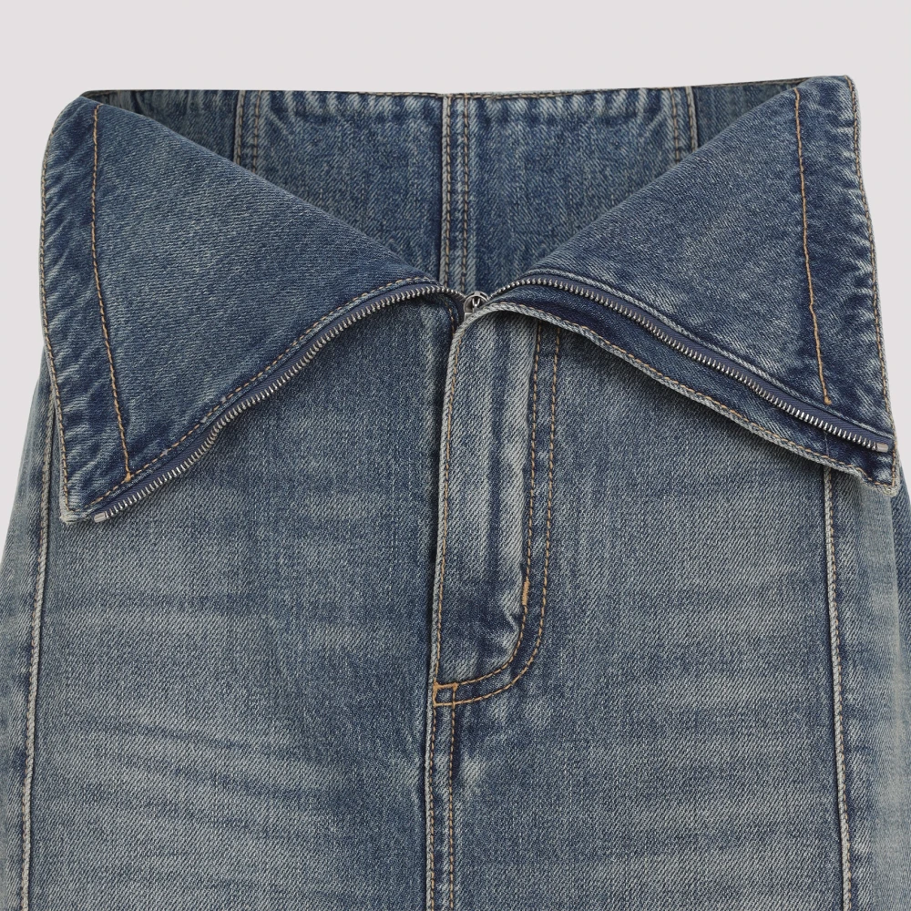 alexander mcqueen Blauwe Elegante Rok Dameskleding Blue Dames