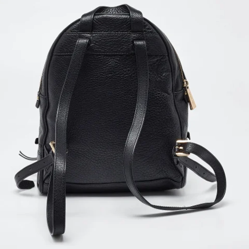 Michael Kors Pre-owned Leather backpacks Black Dames