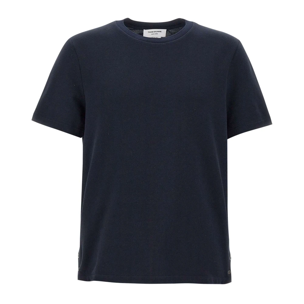 Thom Browne Stijlvolle T-shirts en Polos Blue Heren