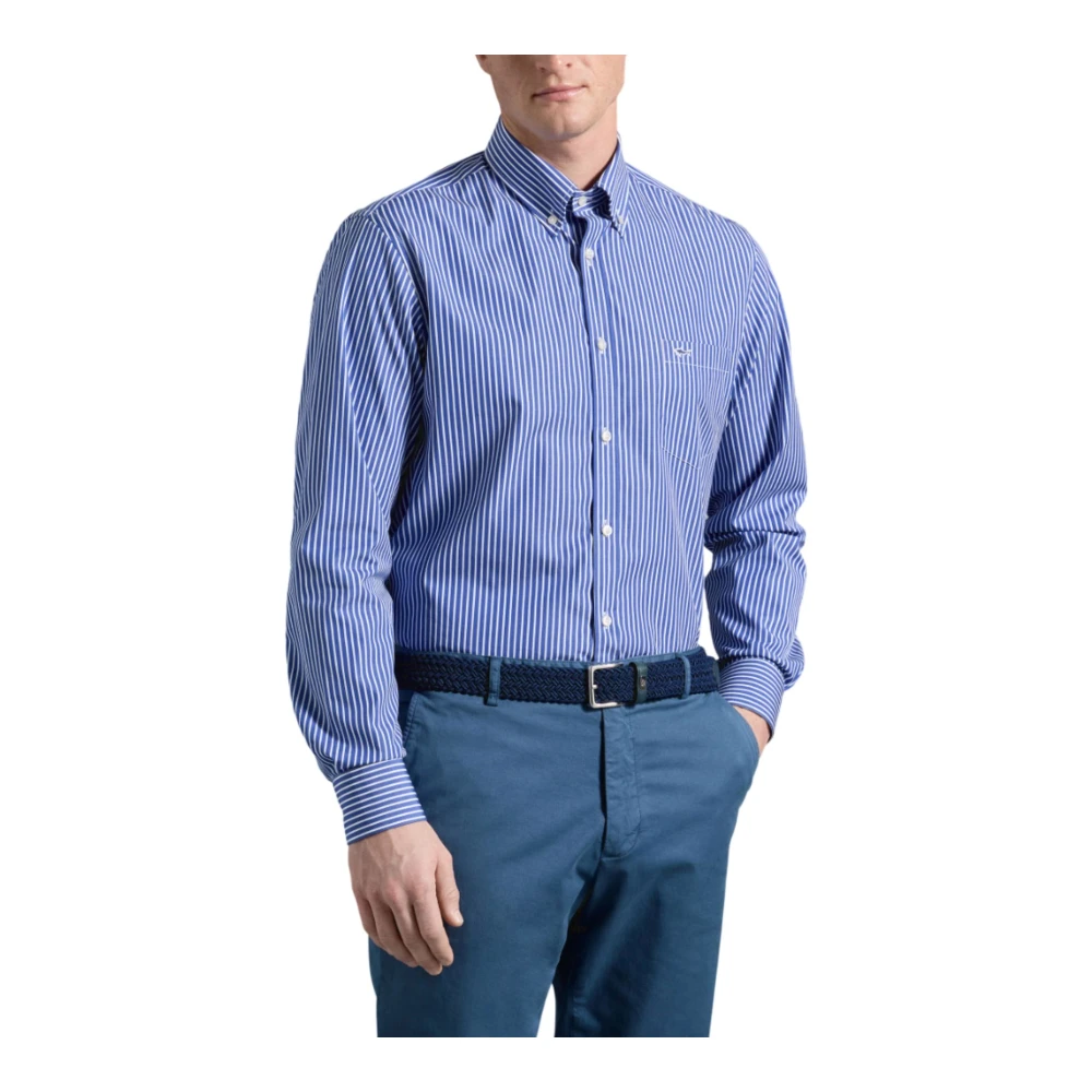 PAUL & SHARK Casual Shirts Blue Heren
