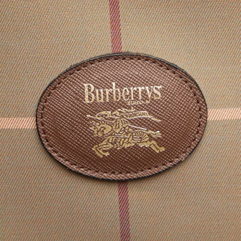 Burberry Vintage Pre-owned Leather handbags Brown Dames