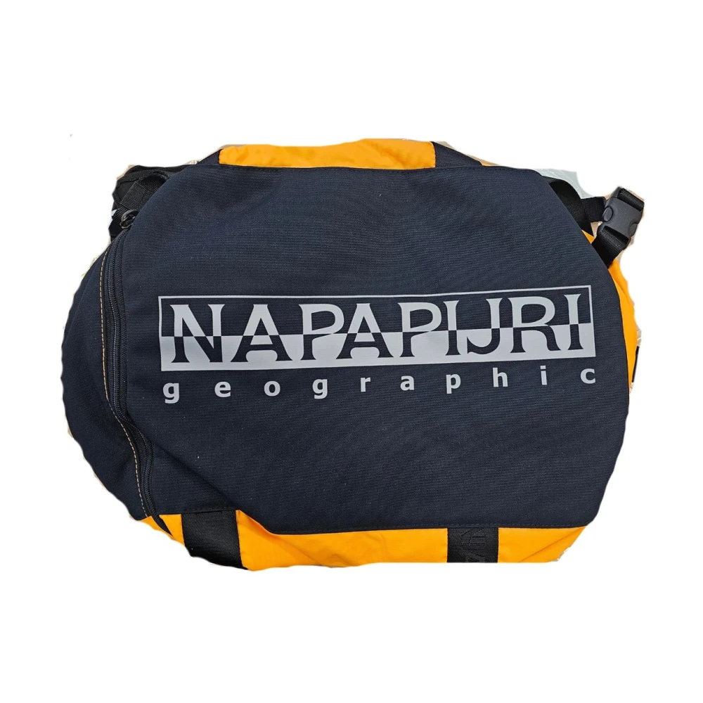 Napapijri Orange Bering Travel Duffel Bag - Female - Weekend Bags - One Size - Bags