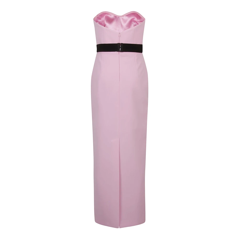 The New Arrivals Ilkyaz Ozel Roze Polyester Jurken Made in Turkije Pink Dames