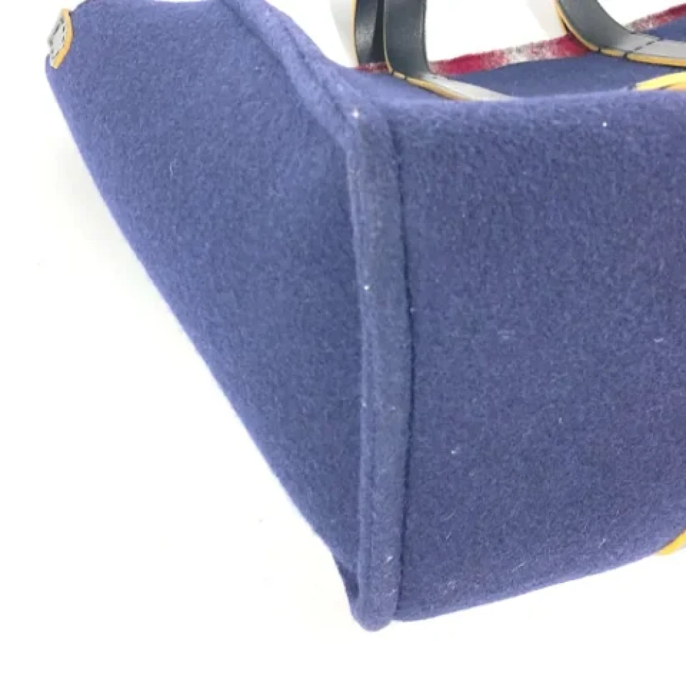Fendi Vintage Pre-owned Wool fendi-bags Blue Dames