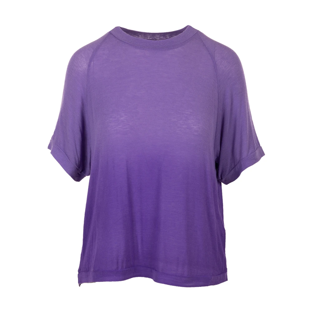 Daniele Fiesoli Sfumato T-Shirt Top Purple Dames