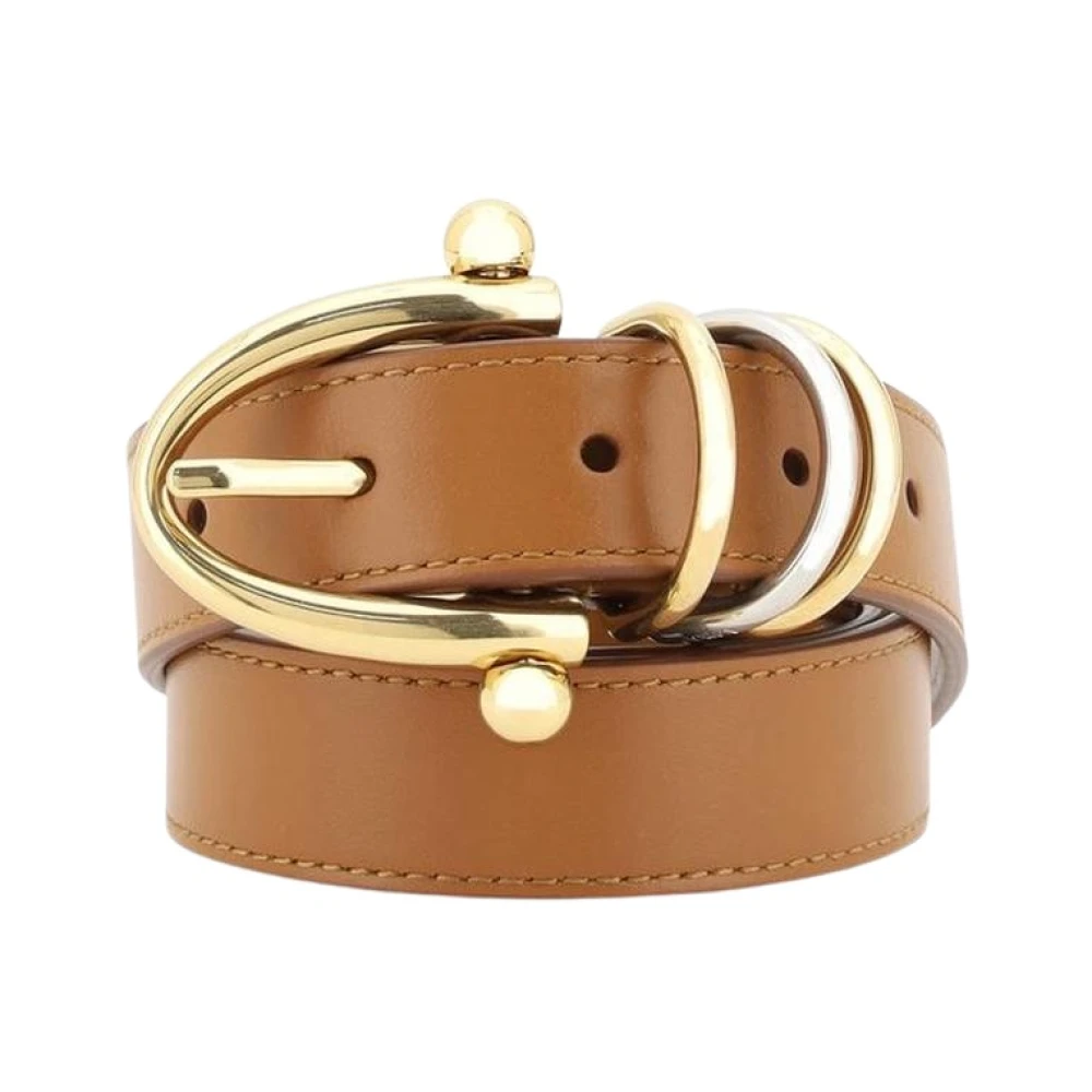 Chloé Beige Calf Leather Bos Taurus Regular Belt - M - Image 2