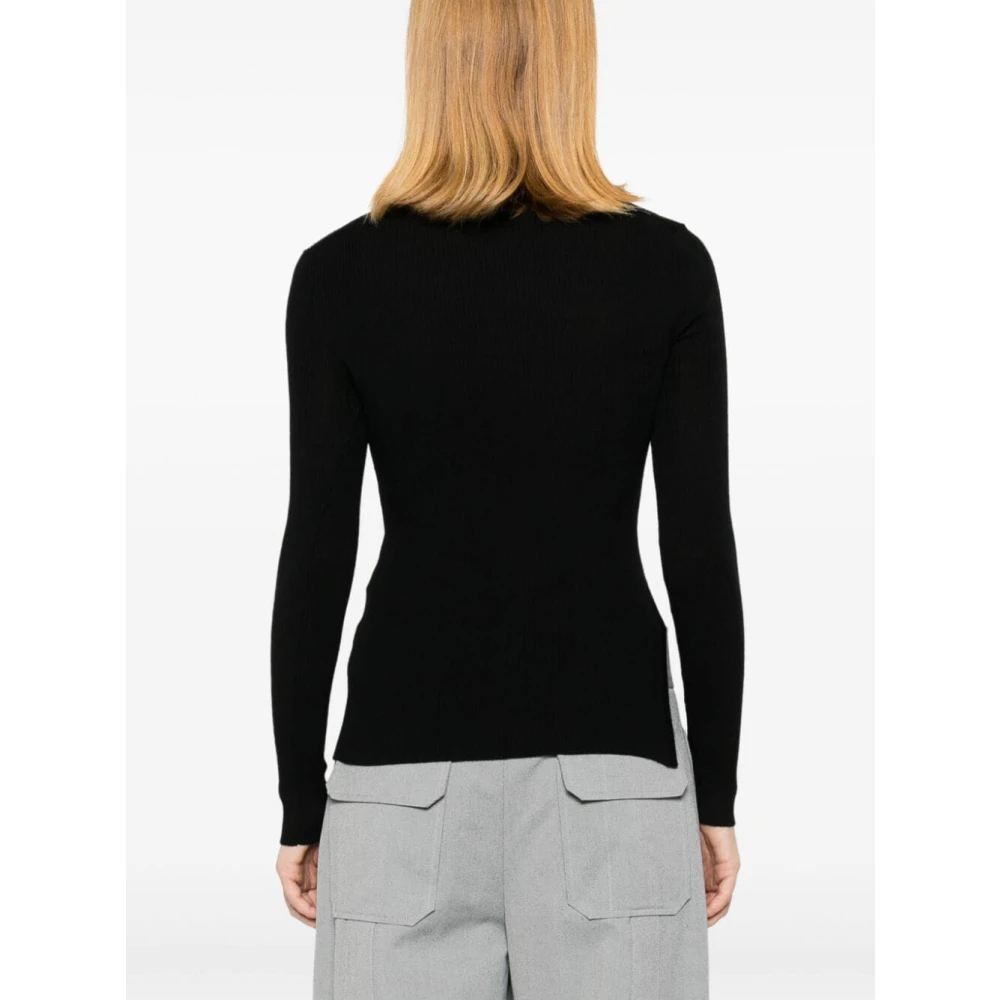 P.a.r.o.s.h. Zwart Gebreide Top Black Dames