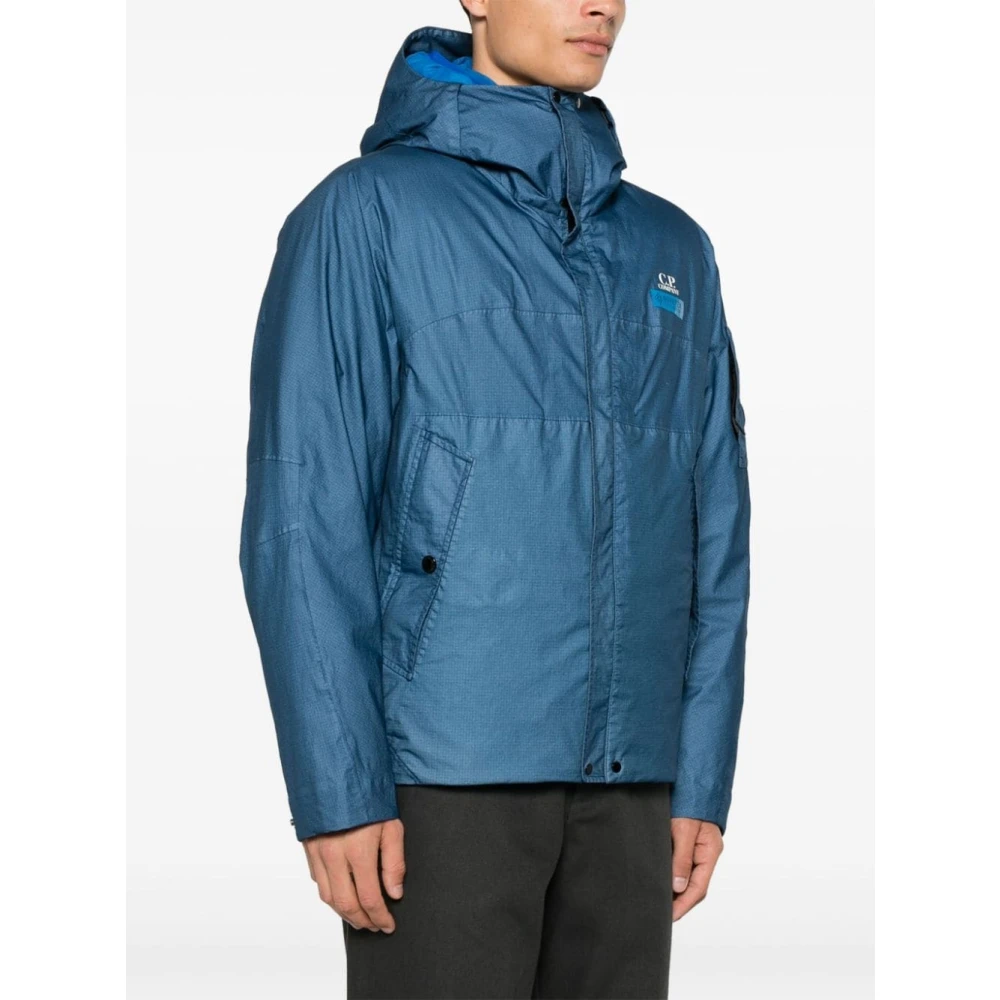 C.P. Company Omkeerbare G-Type Vest met capuchon Blue Heren