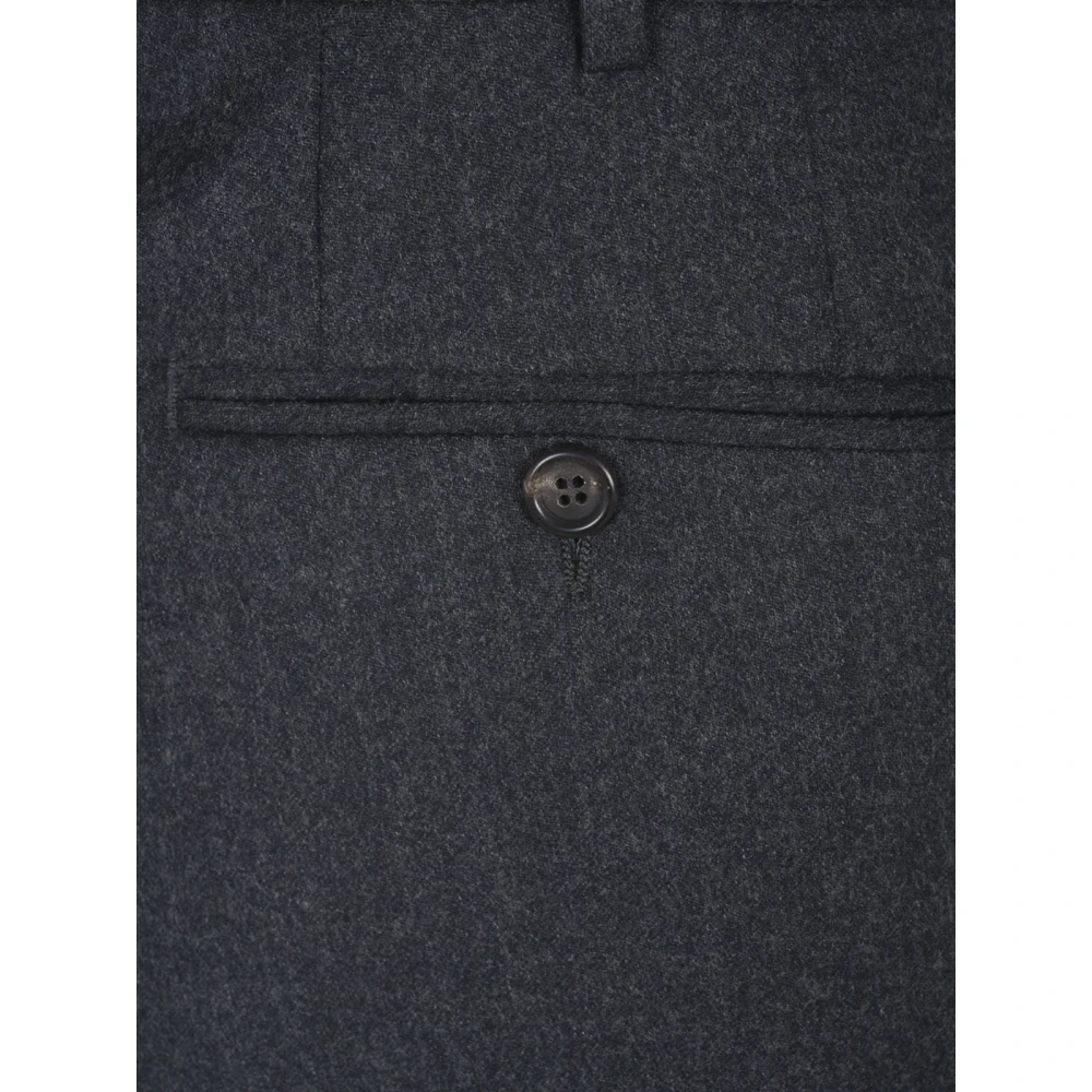 Canali Mouwdetail Modieuze Top Gray Heren