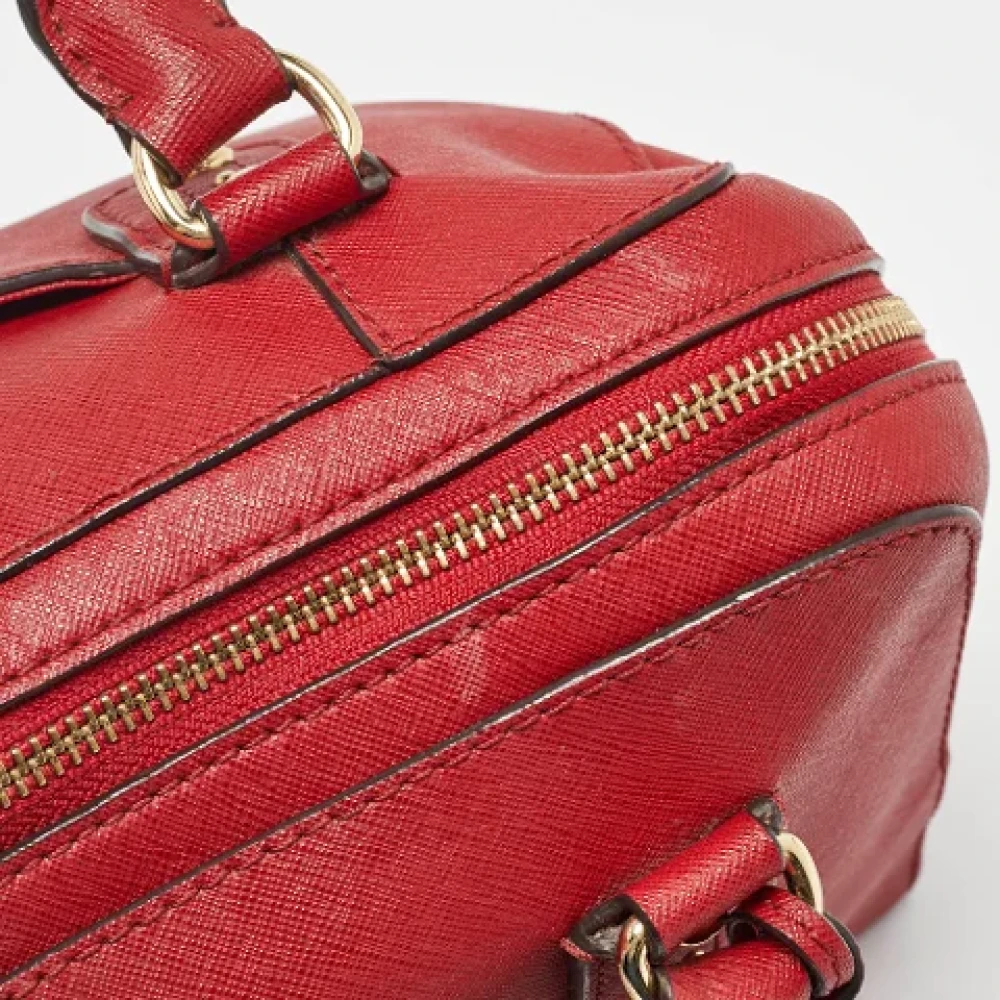 Michael Kors Pre-owned Leather handbags Red Dames