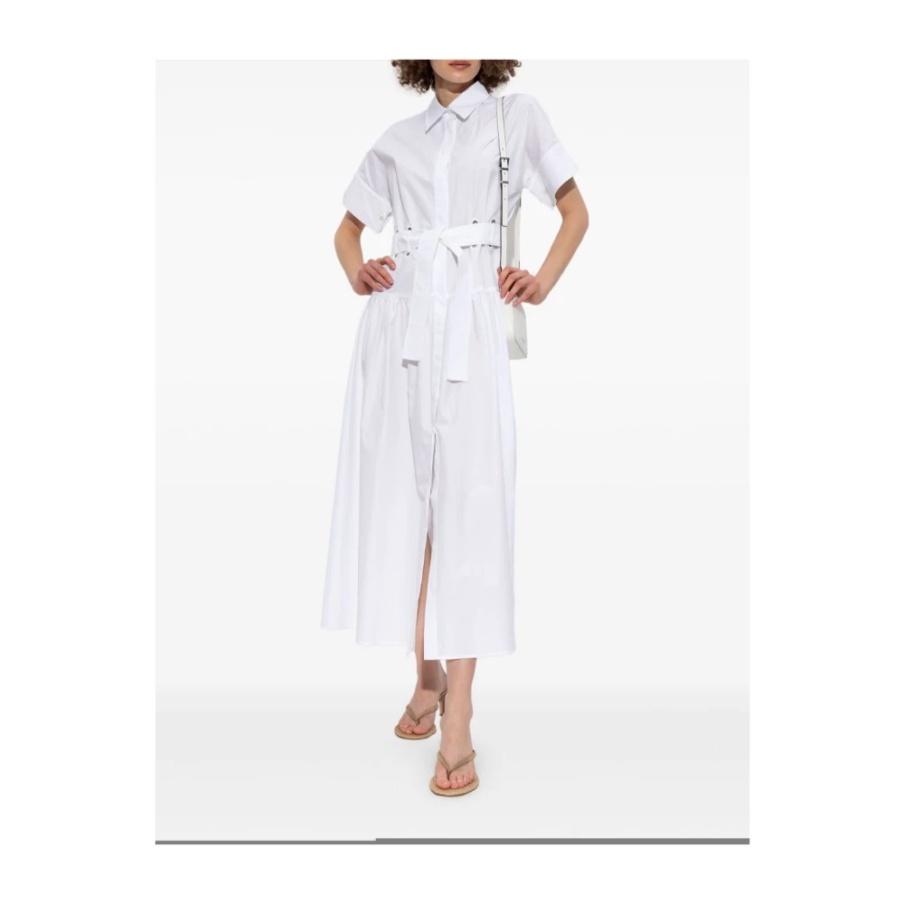 Max Mara Witte Jurk voor Vrouwen Elegante Stijl White Dames