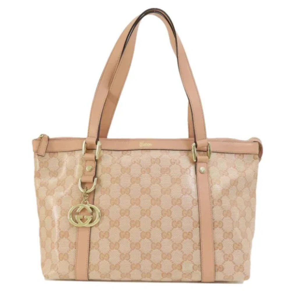 Gucci Vintage Pre-owned Canvas handbags Pink Dames