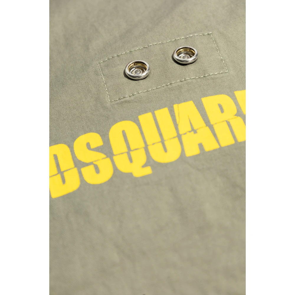 Dsquared2 Shirt met logo Green Heren