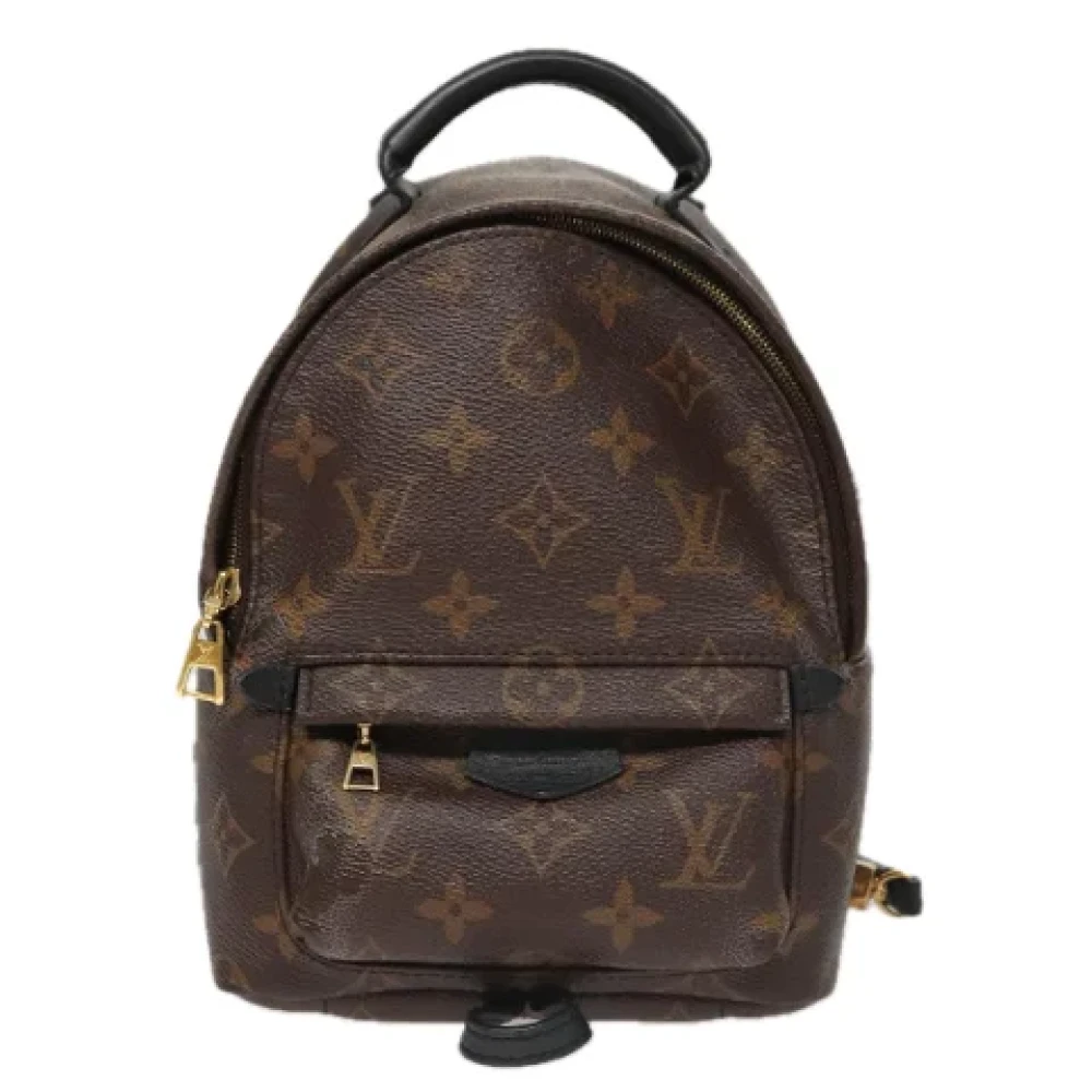Louis Vuitton Vintage Pre-owned Canvas backpacks Brown Dames