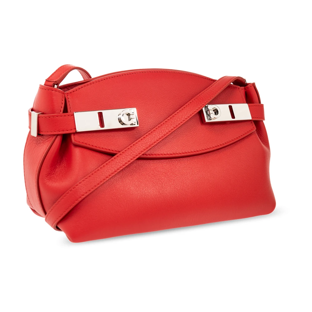 Salvatore Ferragamo Hug schoudertas Red Dames