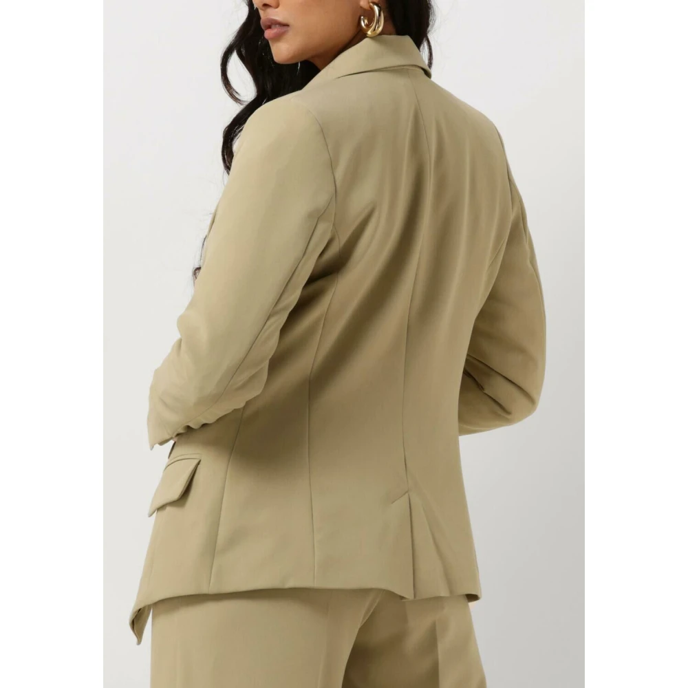Summum Woman Groene Fitted Soft Foam Blazer Green Dames