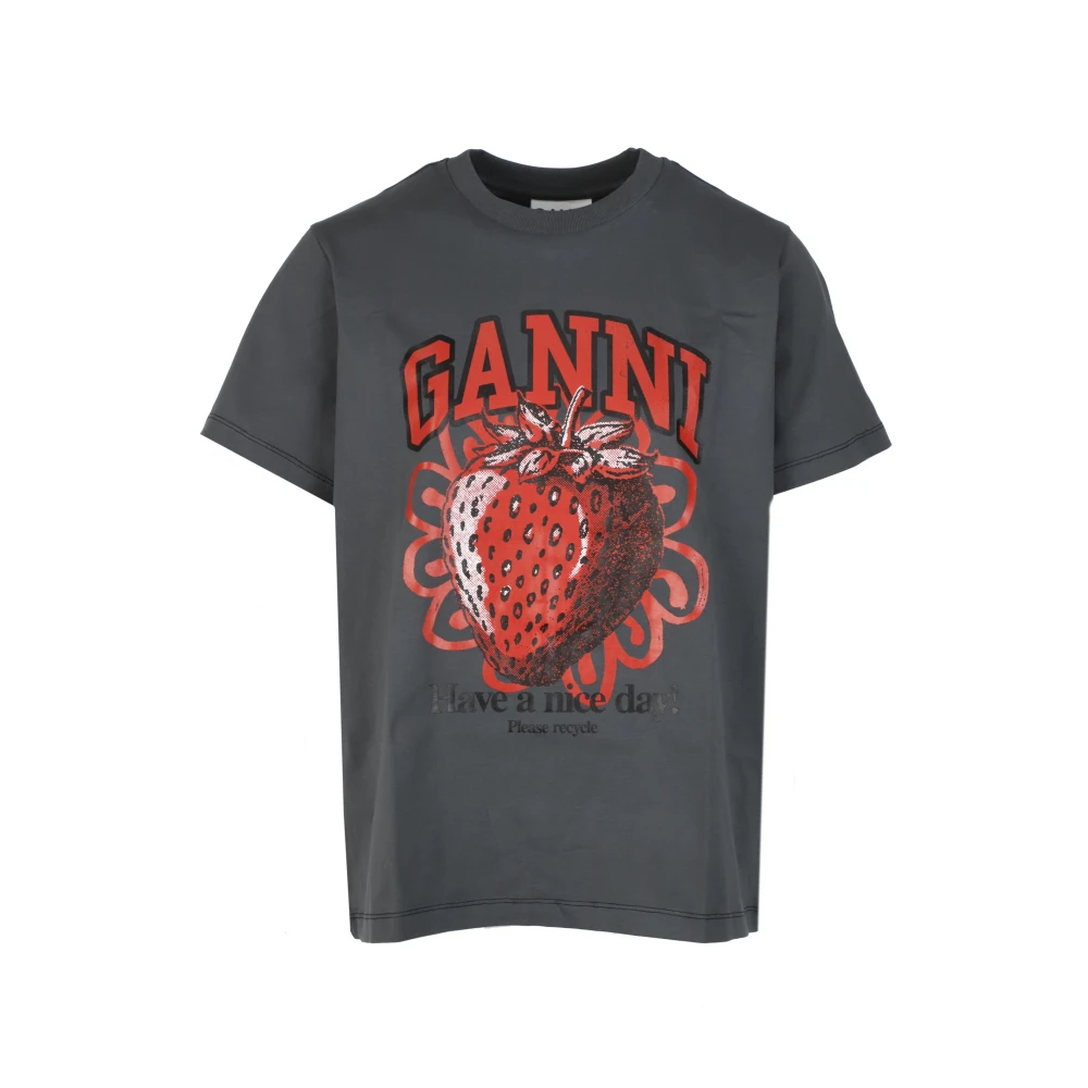 Ganni Stijlvolle Shirts & Tops T3769 Gray Dames