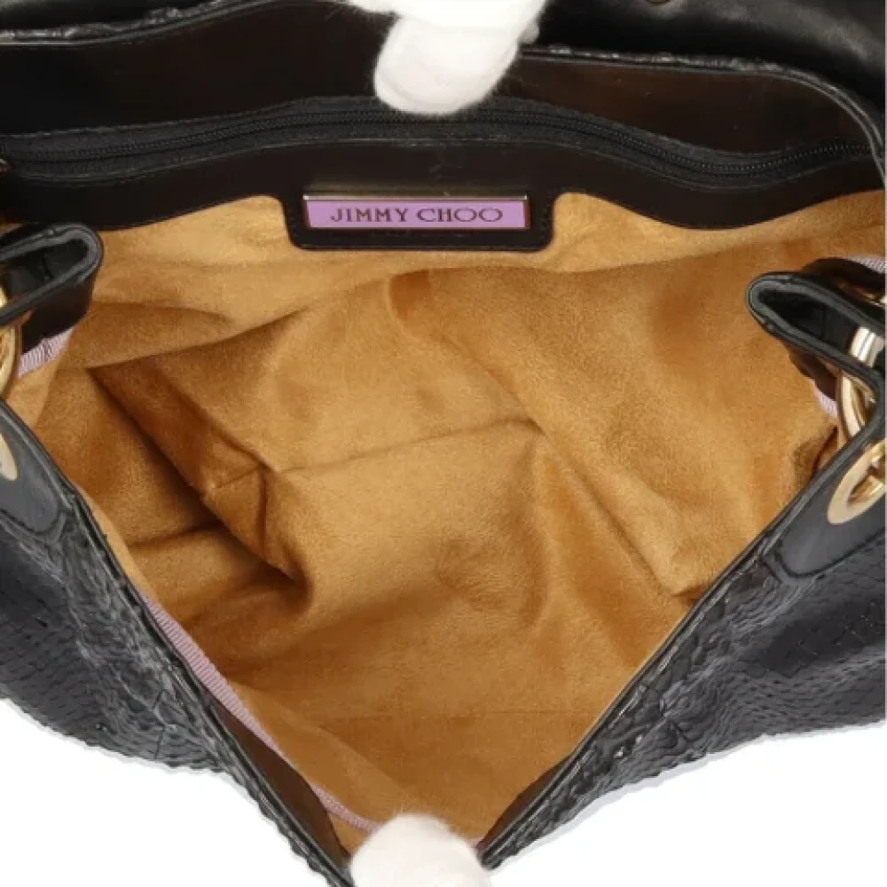 Jimmy Choo Pre-owned Leather handbags Black Dames