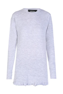 Högkvalitativ långärmad T-shirt