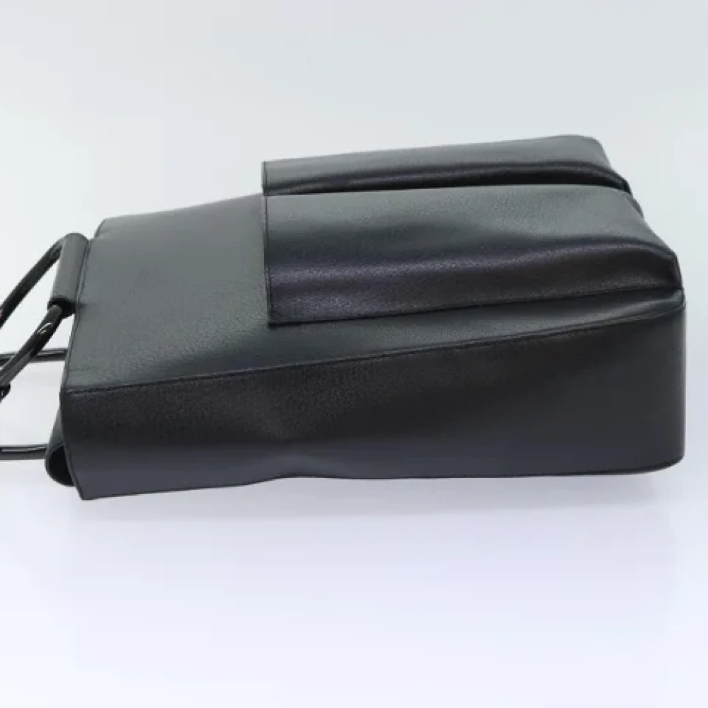 Gucci Vintage Pre-owned Leather handbags Black Dames