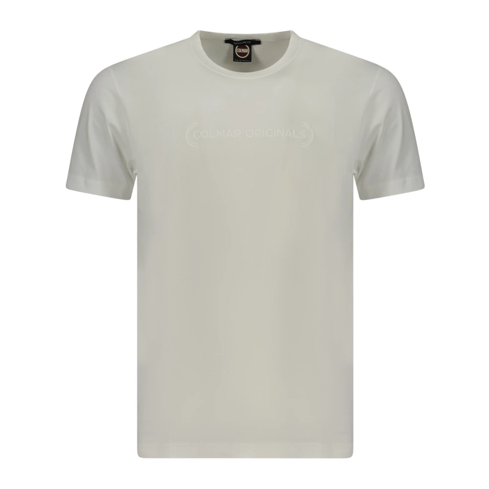 Colmar Mannelijk Wit T-Shirt Met Korte Mouwen