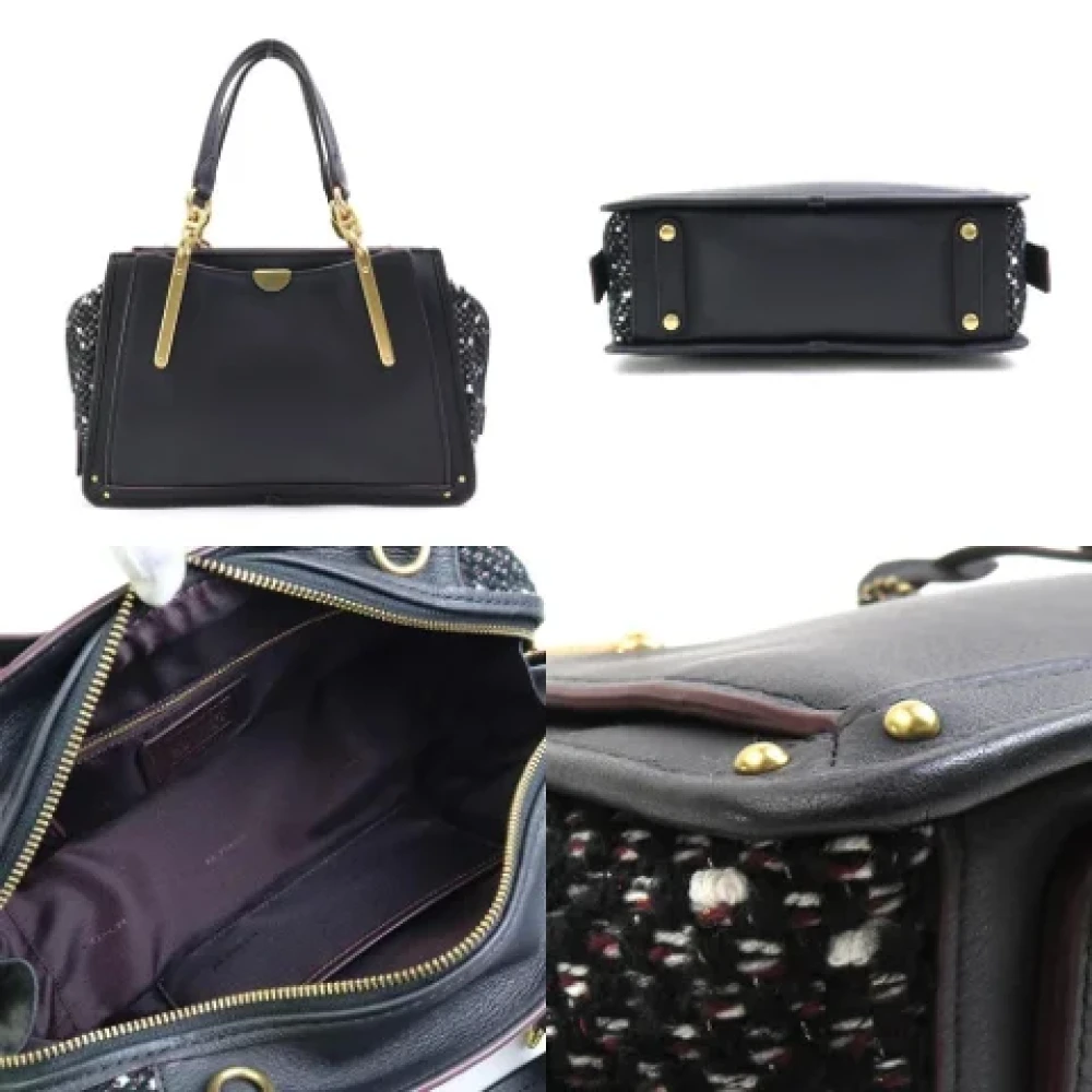 Coach Pre-owned Leather handbags Black Dames