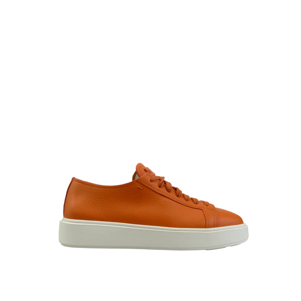 Santoni Sneakers voor een Stijlvolle Look Dames Schoenen Oranje