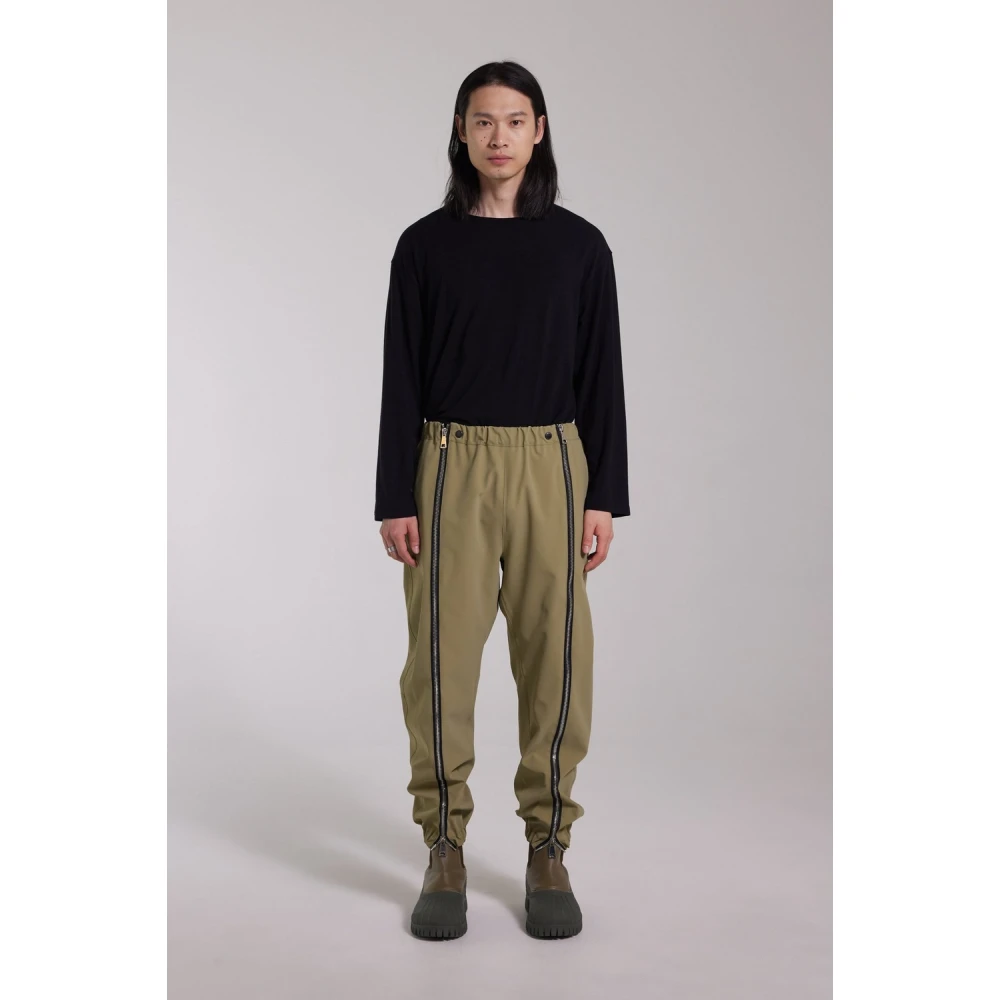 Stutterheim Matte Overall Broek met Beenritsen Green Heren