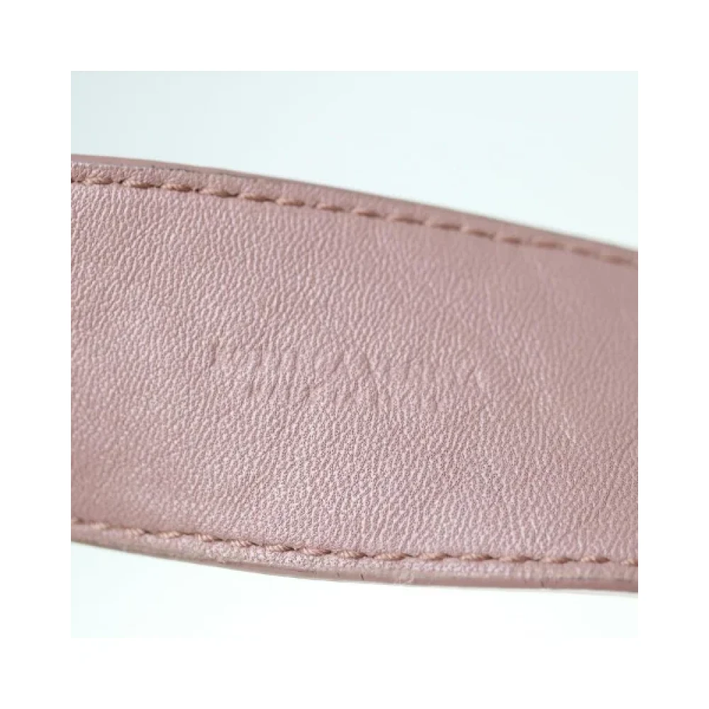 Bottega Veneta Vintage Pre-owned Leather belts Pink Dames