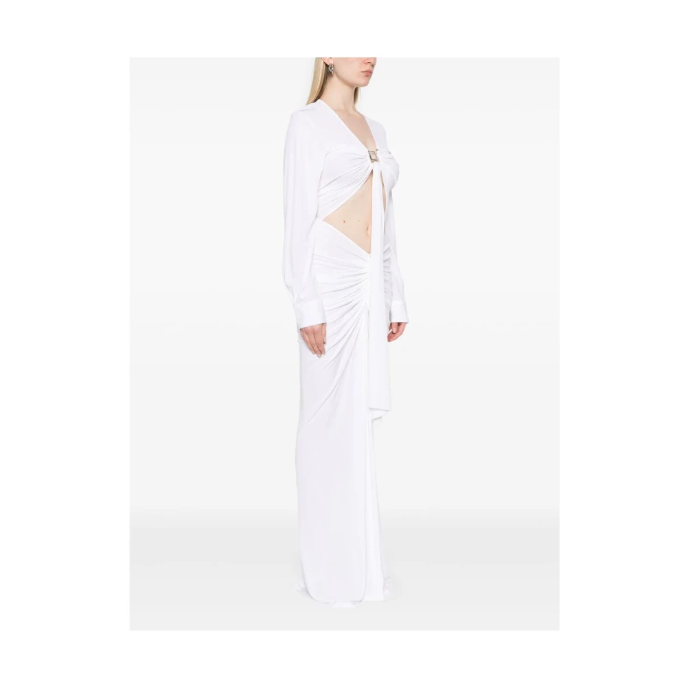 Christopher Esber Witte Sweater met Ring Hardware Detailing White Dames