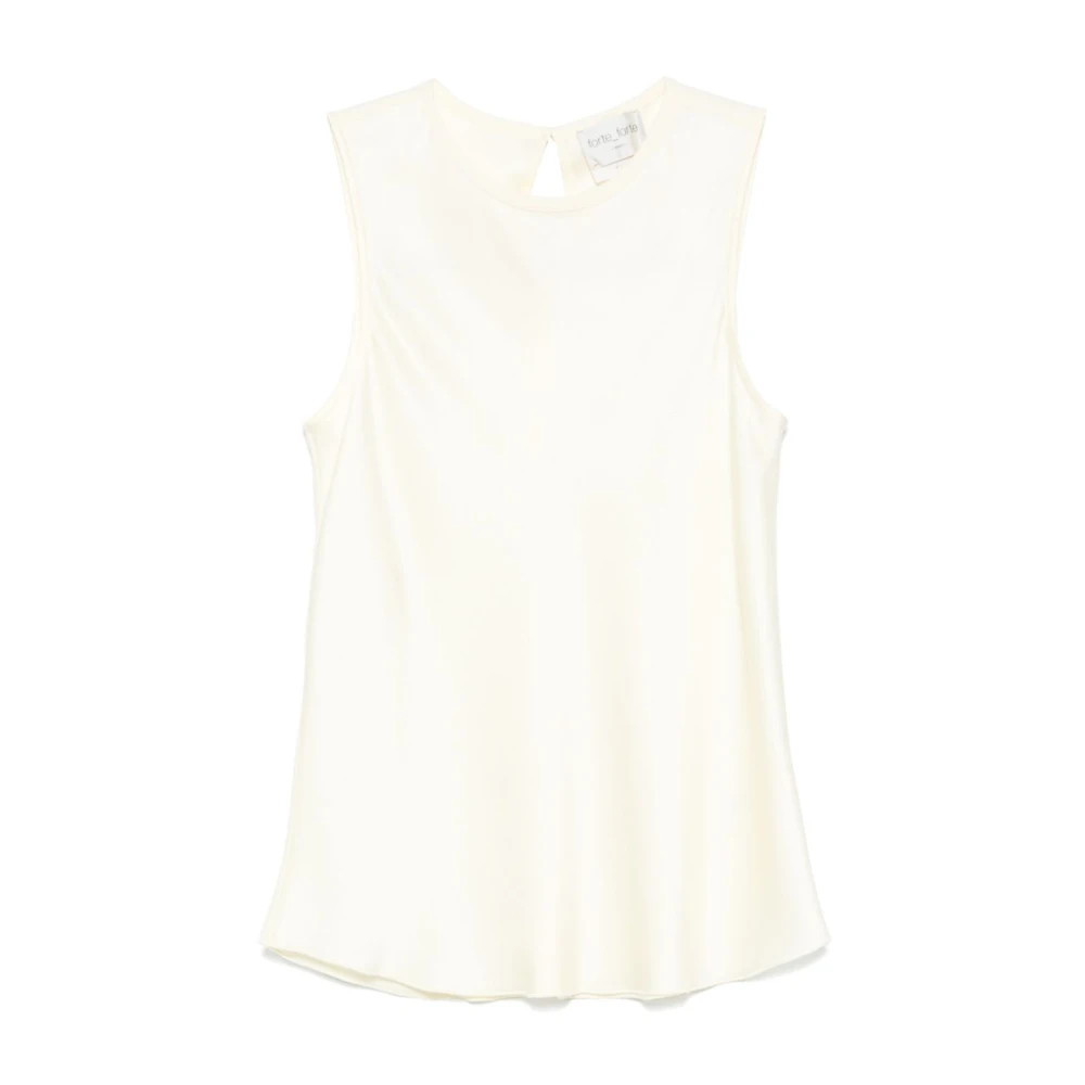 Forte Beige Topkleding voor vrouwen Ss25 Beige Dames