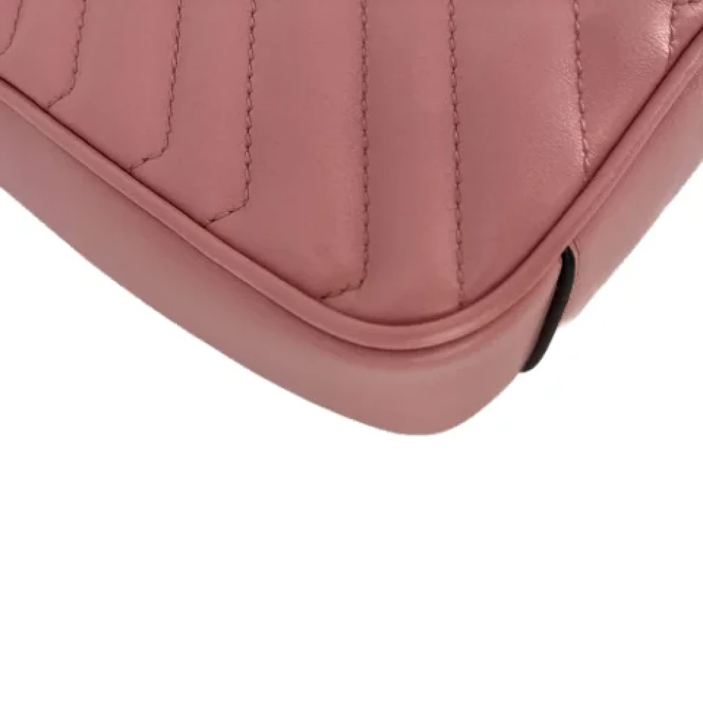 Gucci Vintage Pre-owned Leather handbags Pink Dames