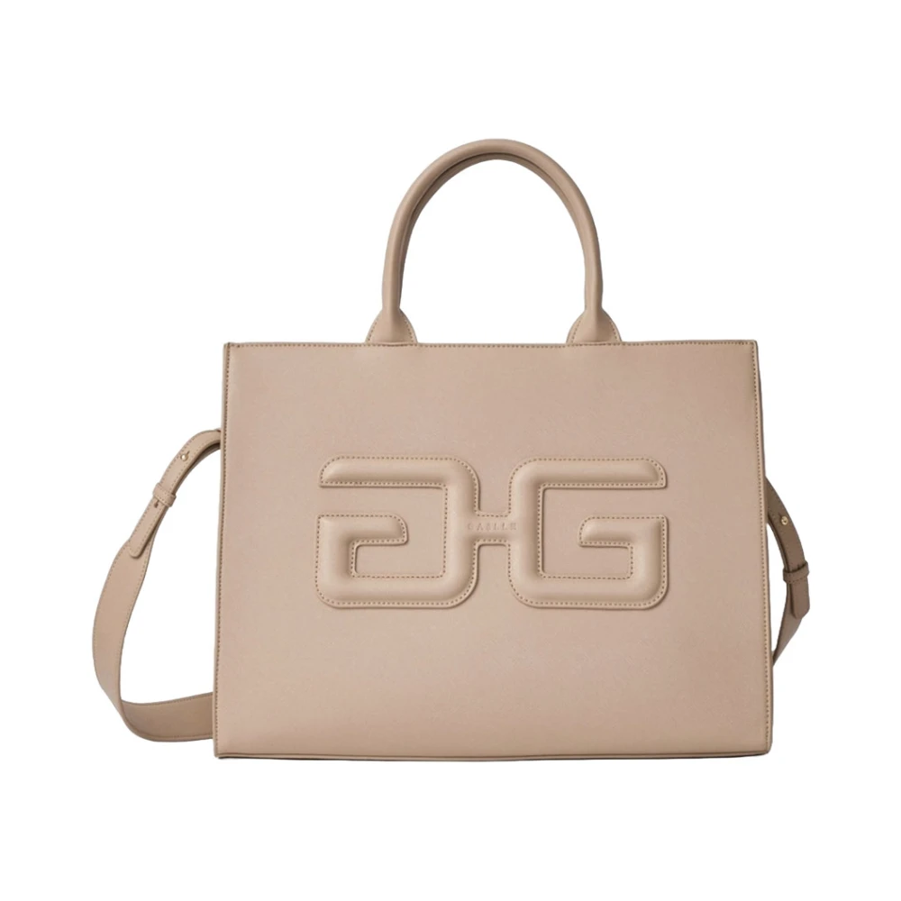 Gaëlle Paris Camel Shopper Tas voor Vrouwen Brown Dames