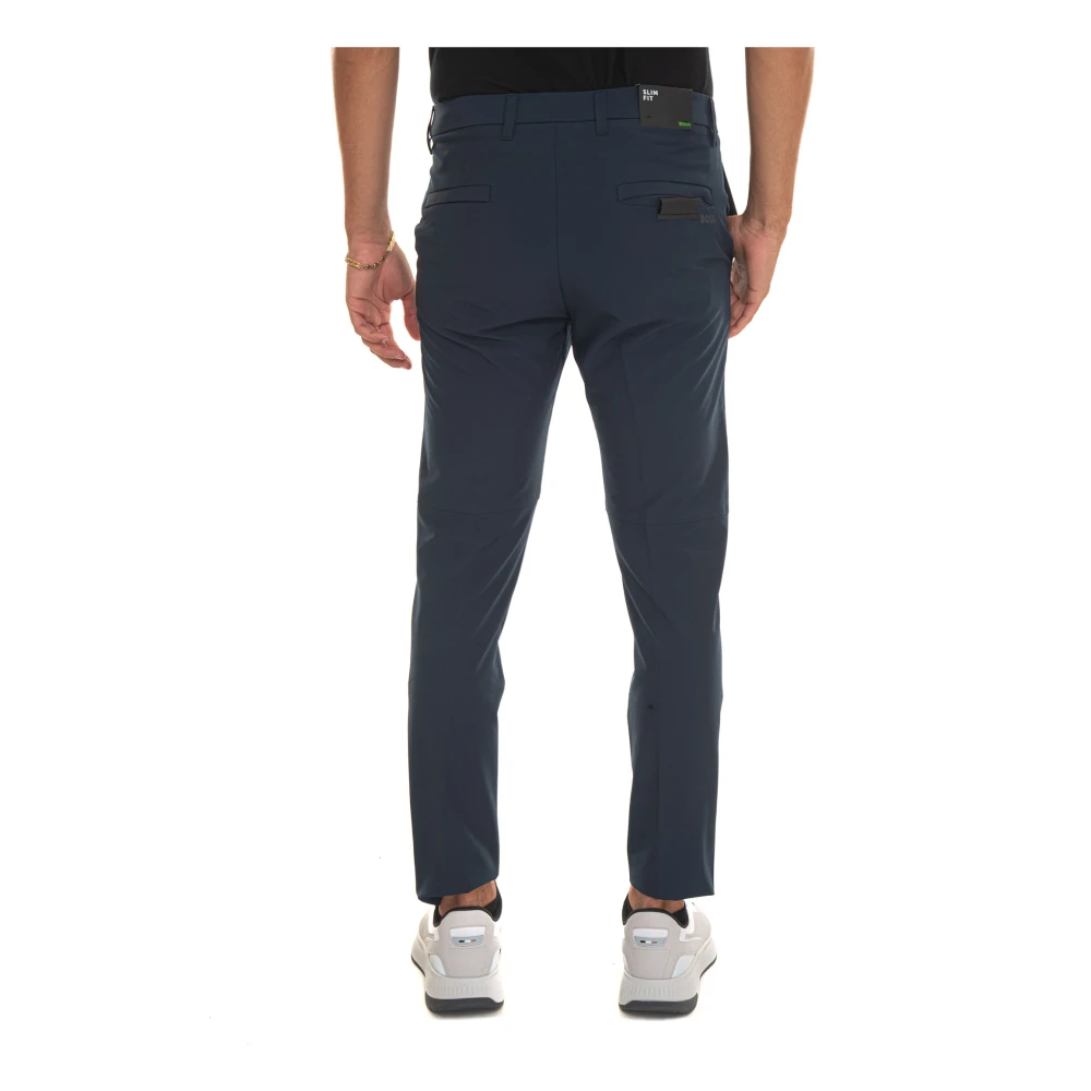 Boss T-Commuter-Slim Chino Blue Heren