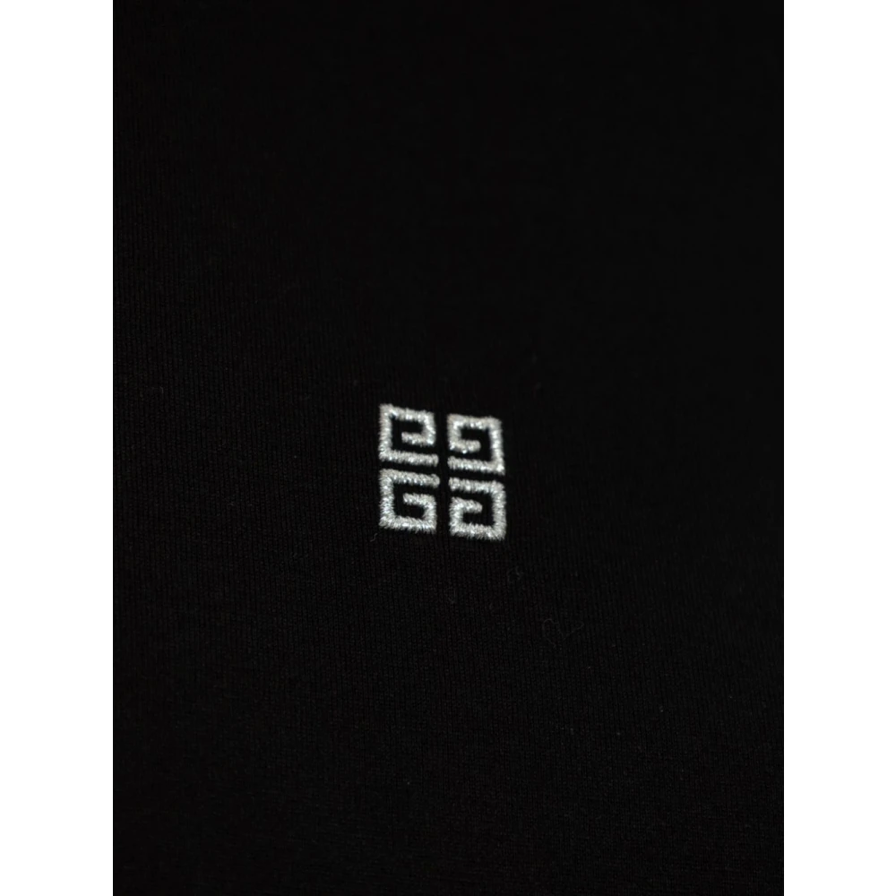 Givenchy Slim Fit T-shirt met 4G-detail Black Dames