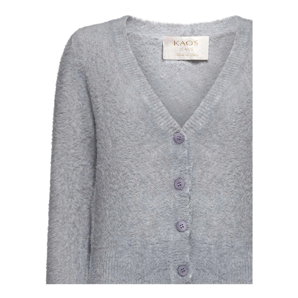 Kaos Denim Multi-Waistband Sweaters Gray Dames