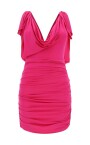 jersey-mini-jurk-met-cowl-neck