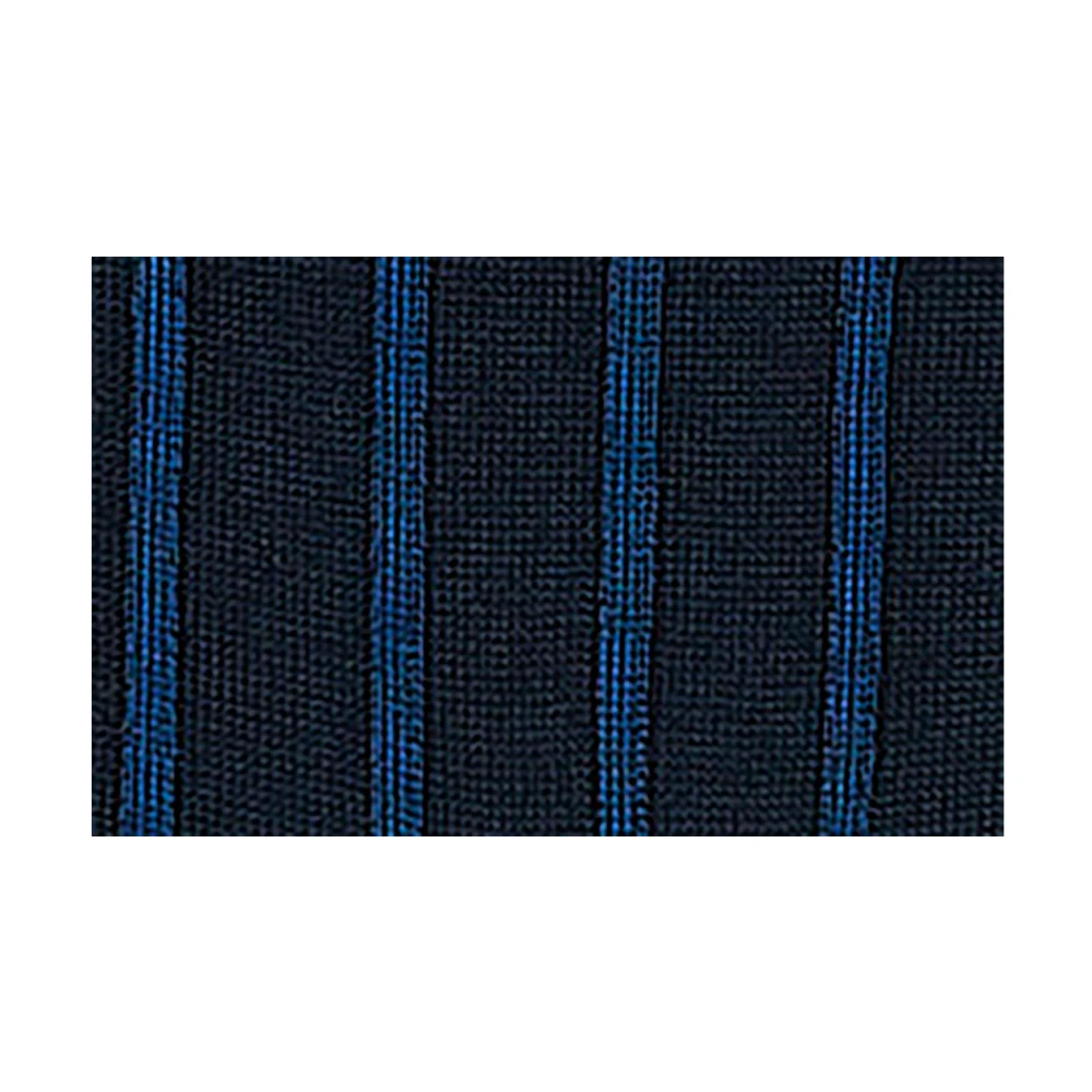Gallo Blauwe katoenen lange sokken twin ribbel Multicolor Heren