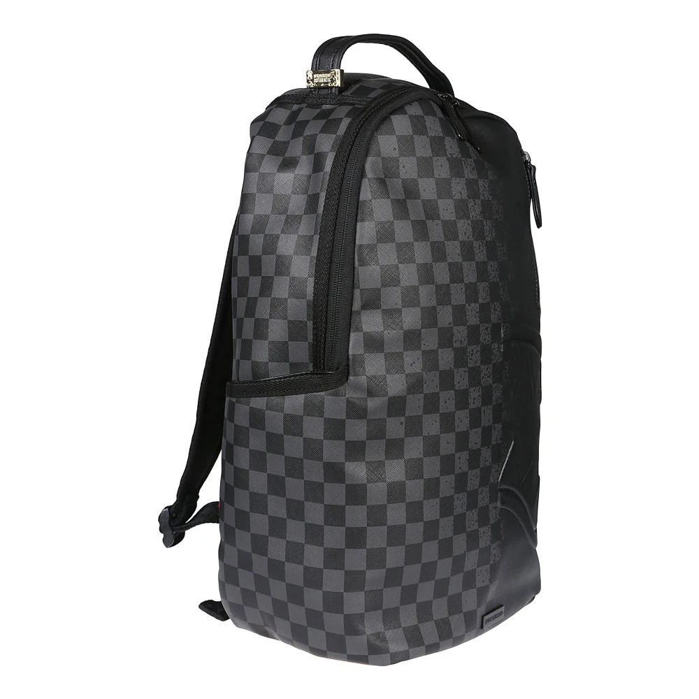 Sprayground Stijlvolle rugzak met Half Spritz ontwerp Black Heren