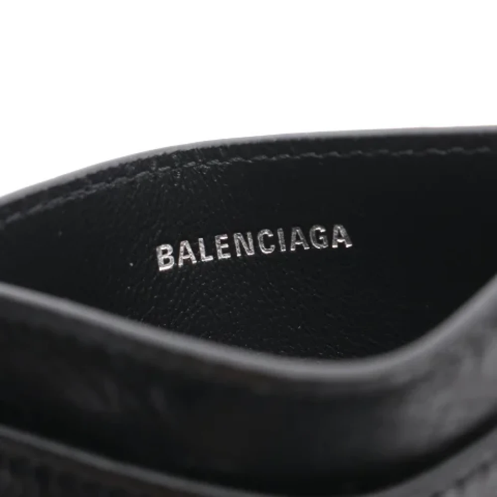 Balenciaga Vintage Pre-owned Leather wallets Black Dames