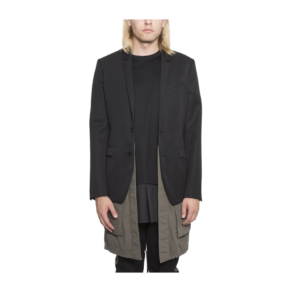 Juun.J Stijlvolle Blazer met Inzetstuk Green Heren