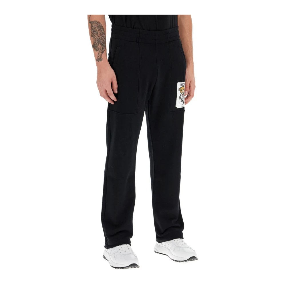 Moschino Teddybjörn Joggingbyxor Black, Herr