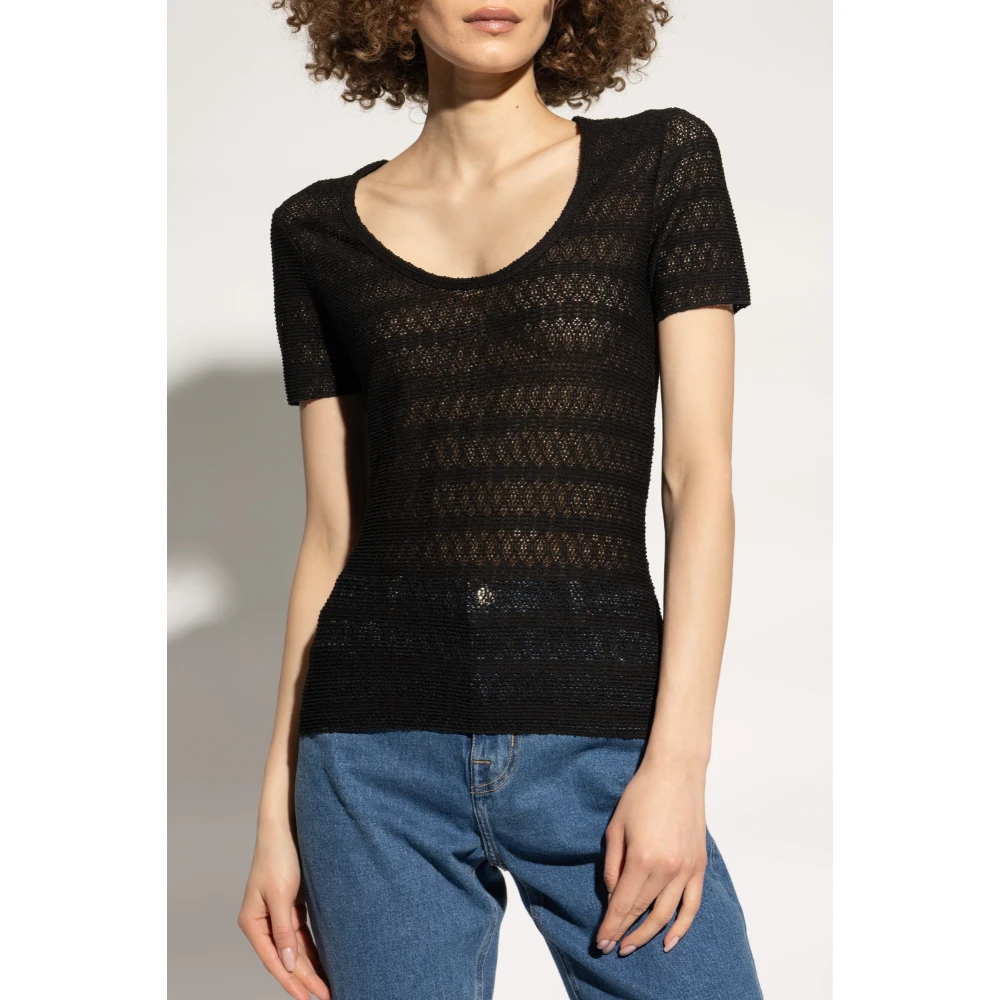 Rag & Bone Top Julia Black Dames